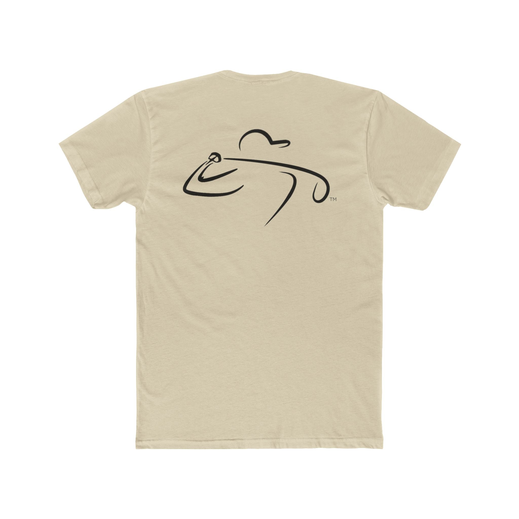 Whack Bark "The Nod" Golf T-Shirt - Black Print