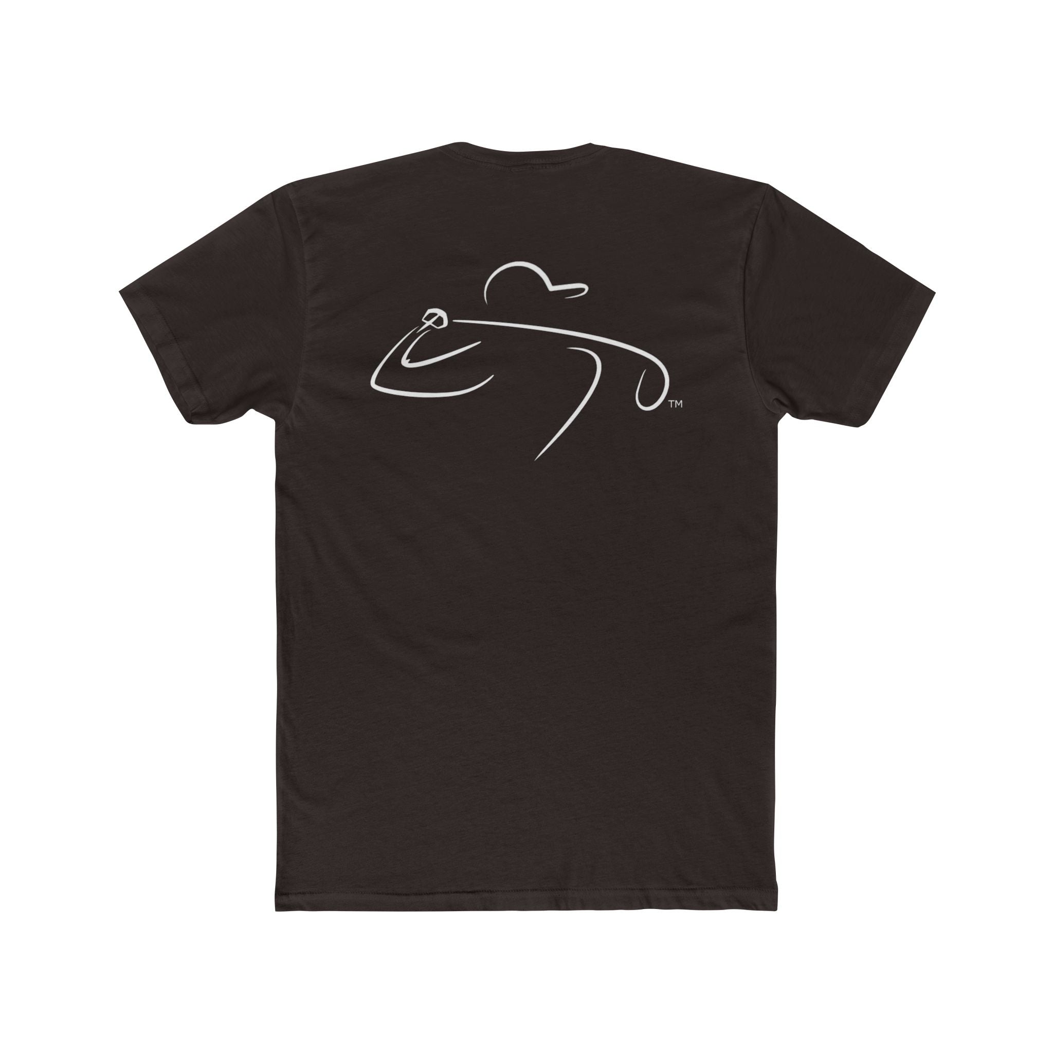 Whack Bark "The Nod" Golf T-Shirt - White Print