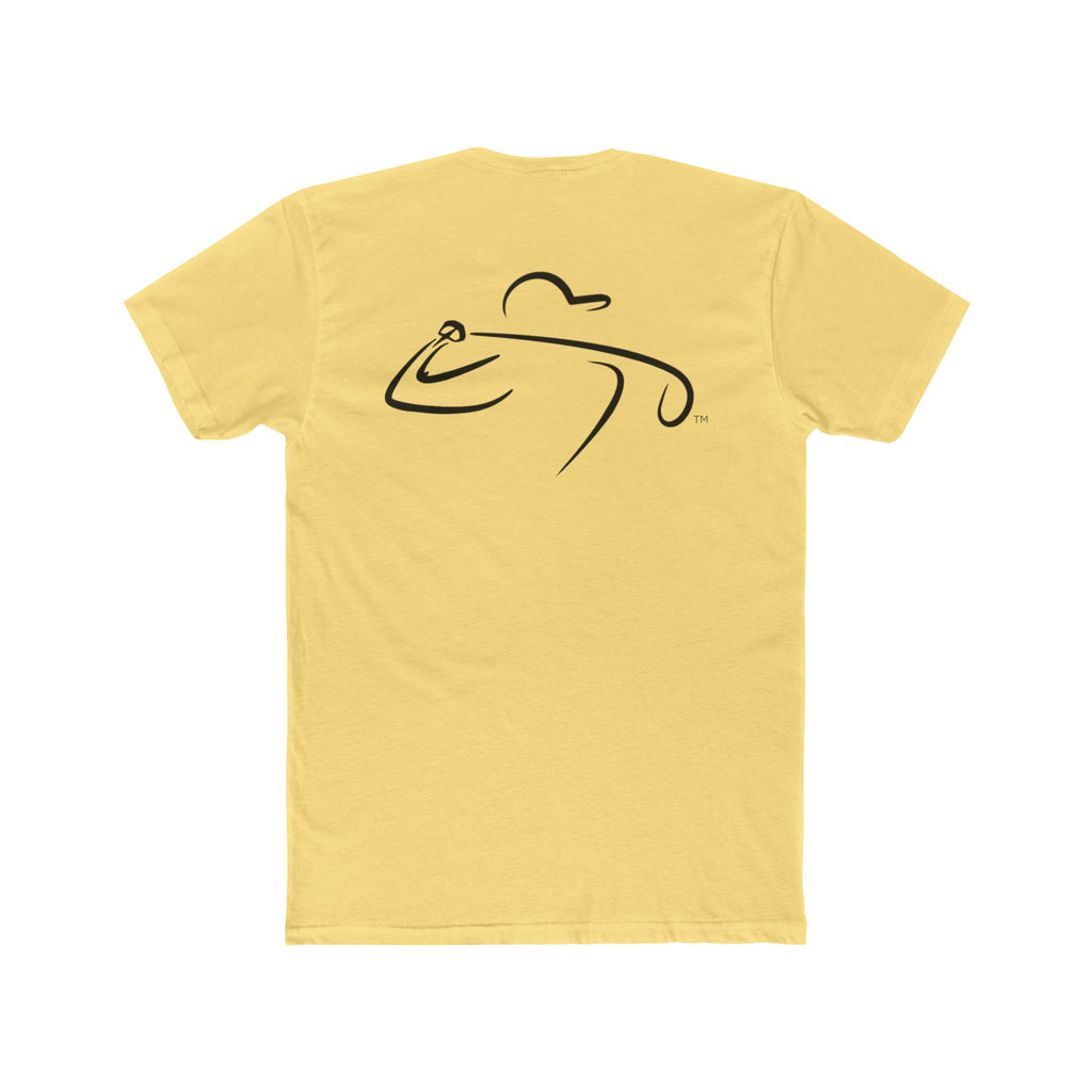 Whack Bark "The Nod" Golf T-Shirt - Black Print