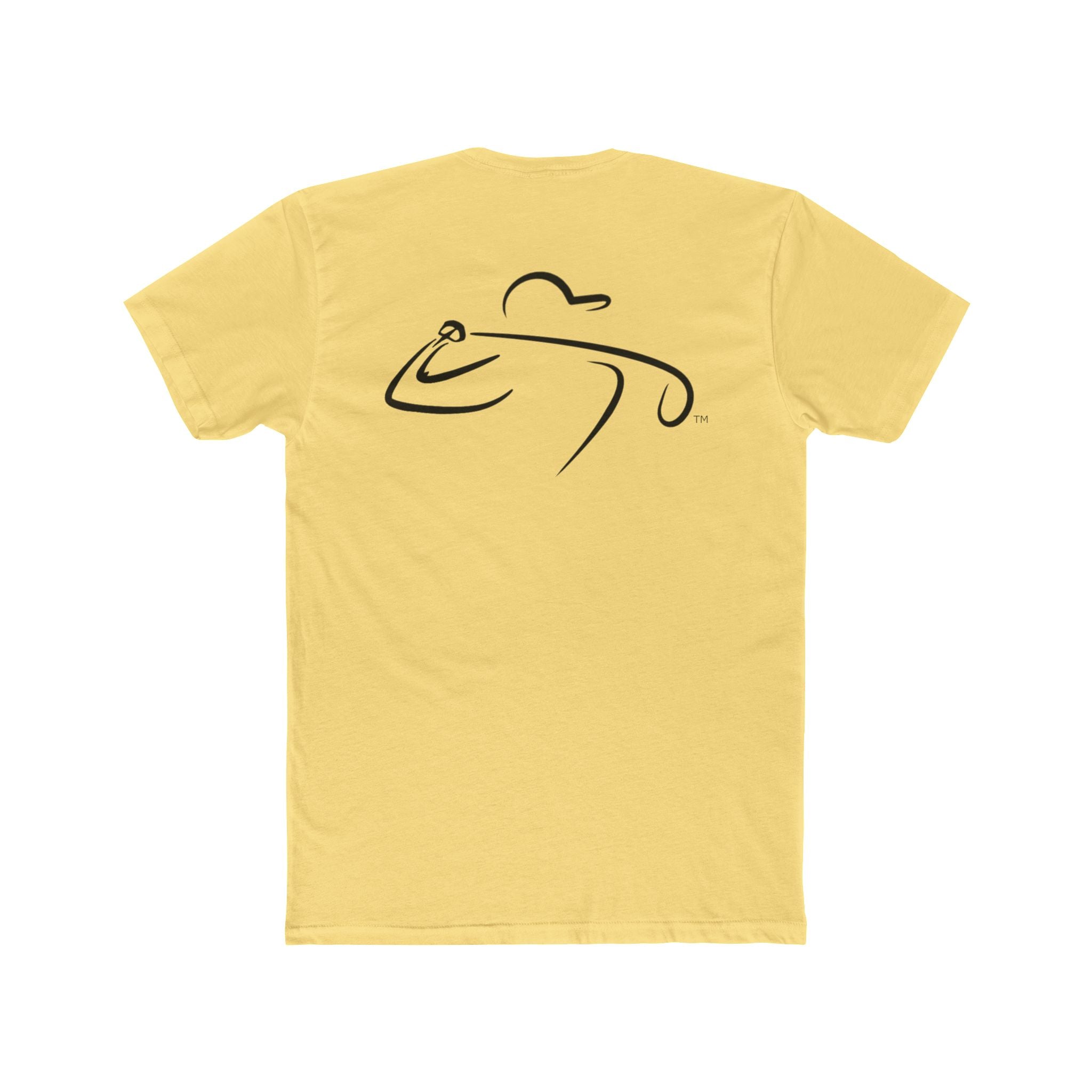 Whack Bark "The Nod" Golf T-Shirt - Black Print