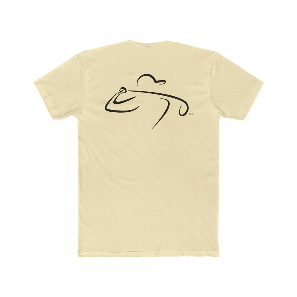 Whack Bark "The Nod" Golf T-Shirt - Black Print