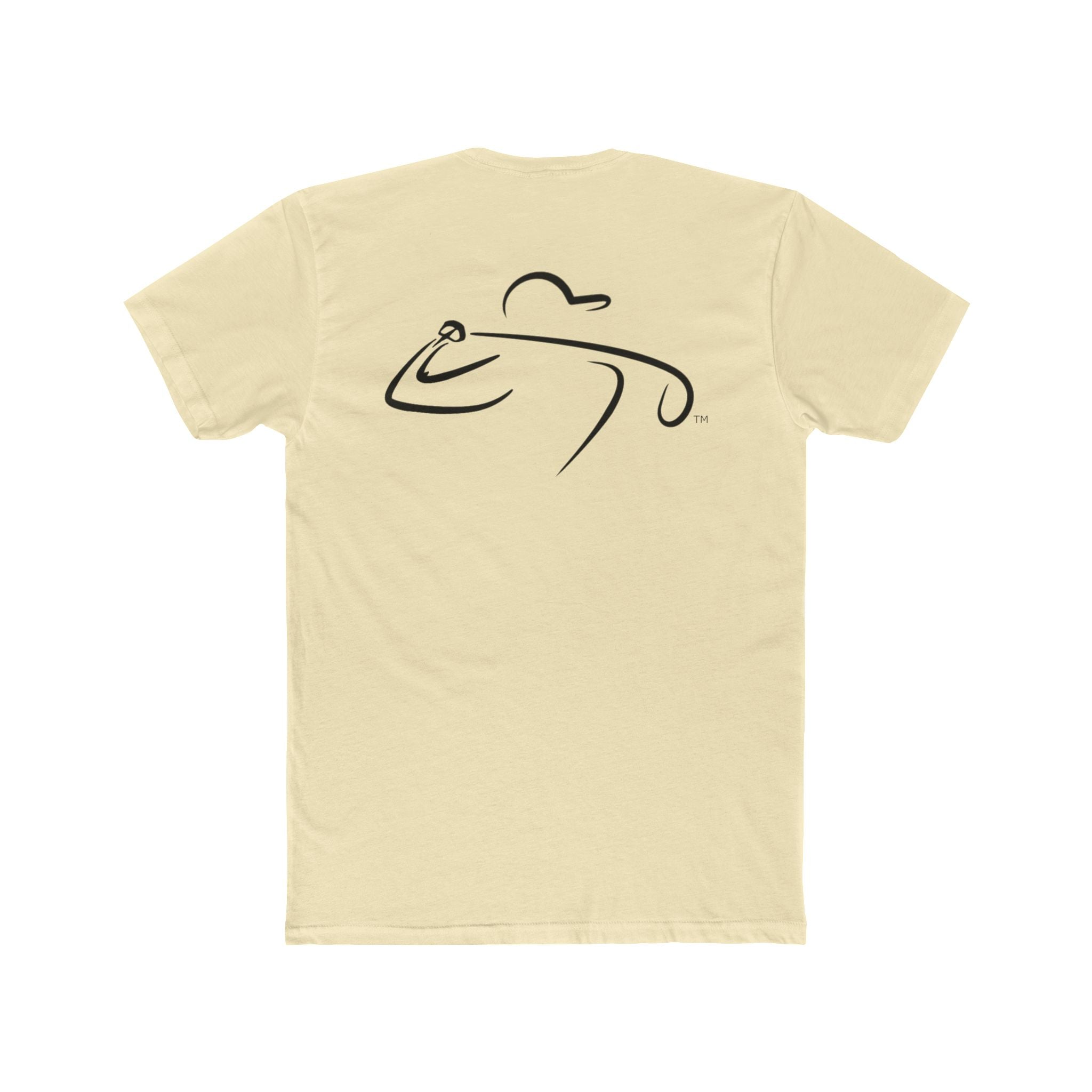 Whack Bark "The Nod" Golf T-Shirt - Black Print