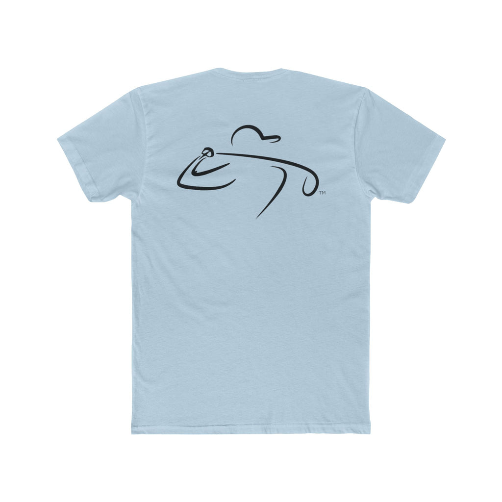 Whack Bark "The Nod" Golf T-Shirt - Black Print