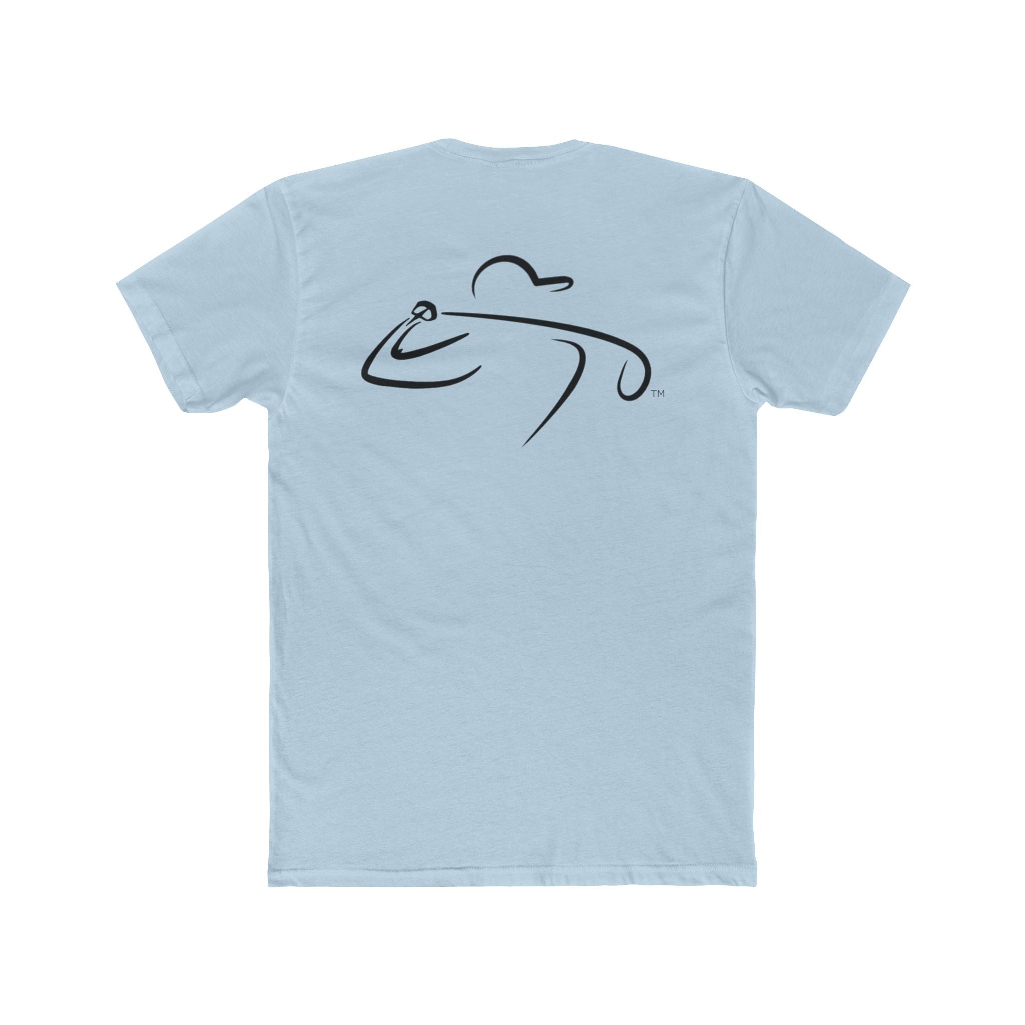 Whack Bark "The Nod" Golf T-Shirt - Black Print