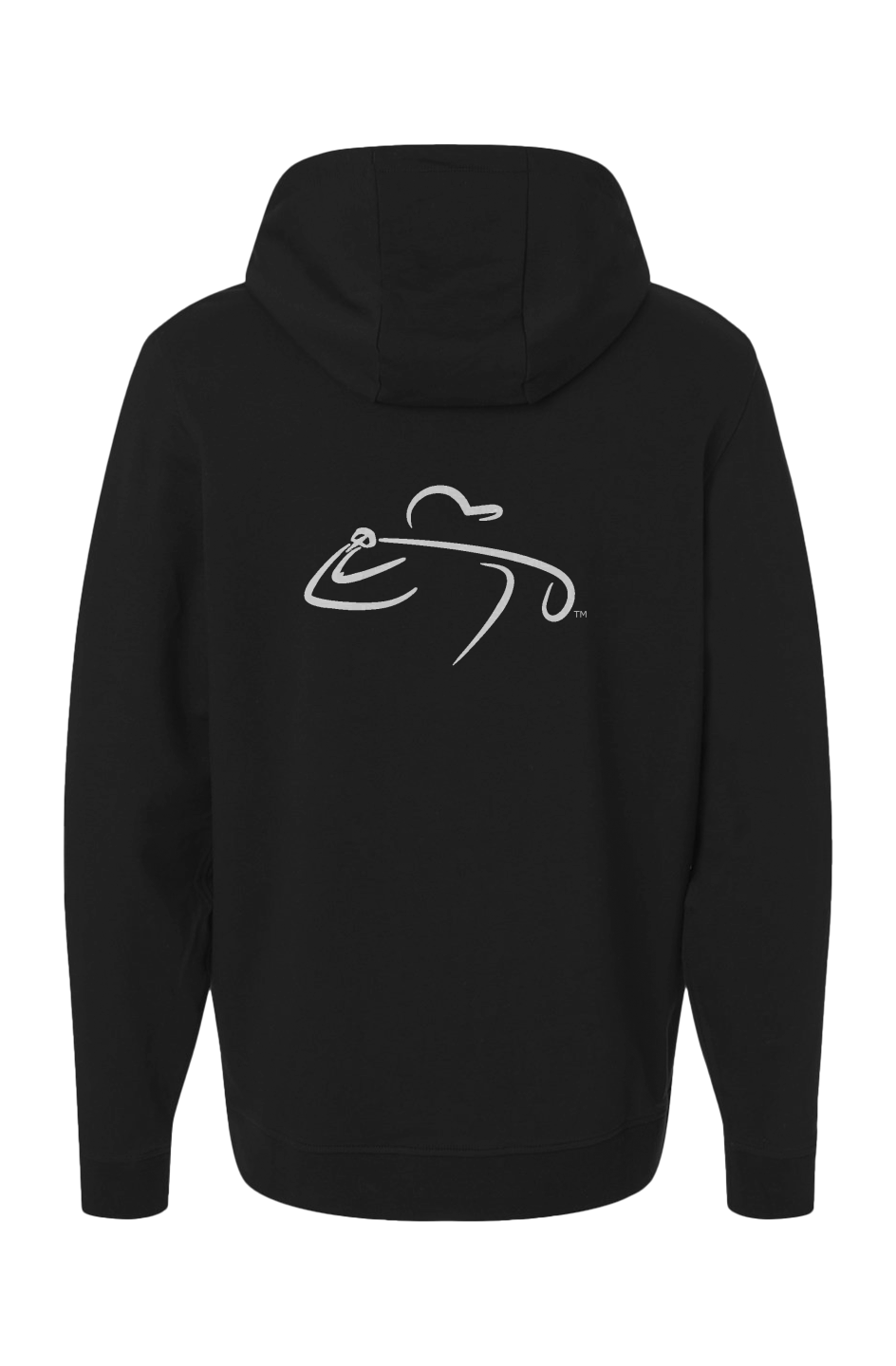 Whack Bark Hooded Sweatshirt - black