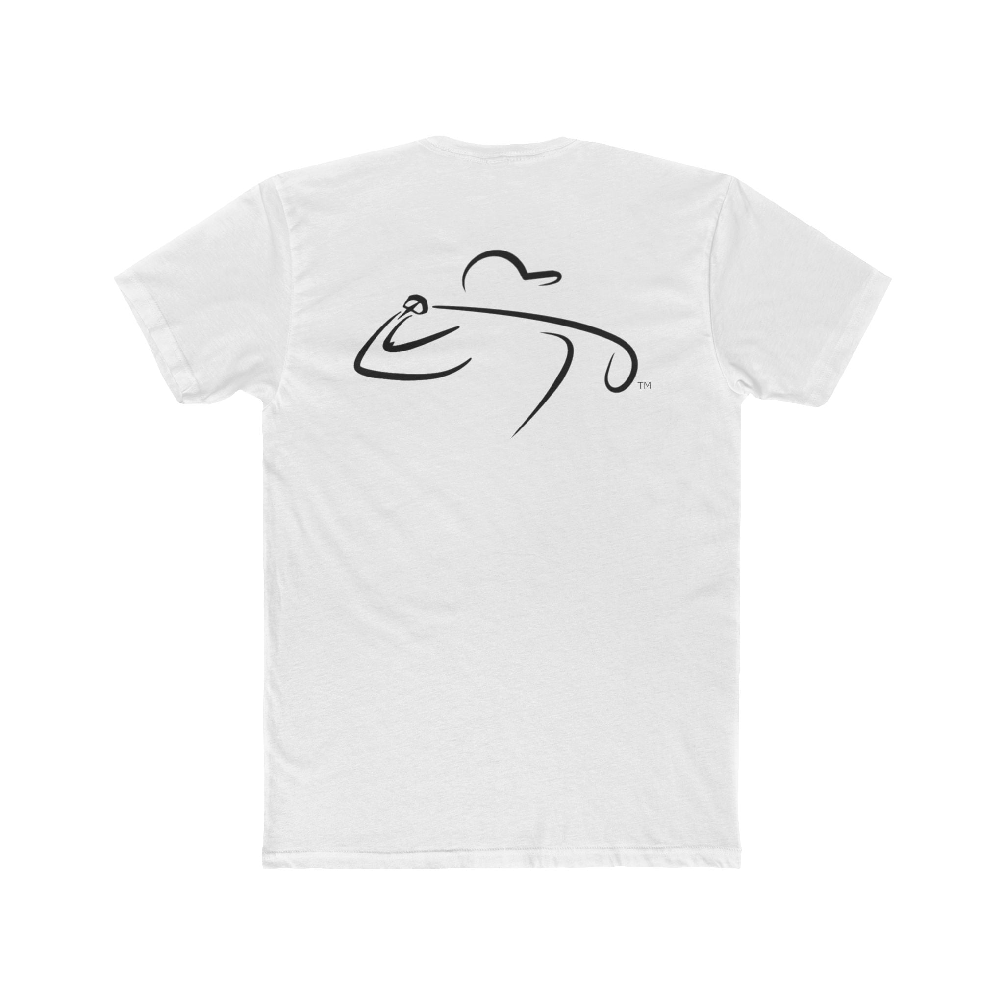 Whack Bark "The Nod" Golf T-Shirt - Black Print